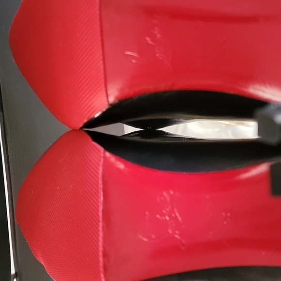 Christian Louboutin Black Kid Leather So Kate Sz 38 - Picture 12 of 16